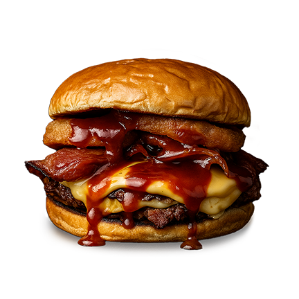 Route 42: Doble smash de carne navarra, Doble cheddar, Bacon